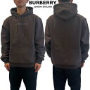 BURBERRY バーバリー パーカー メンズ フーディ スウェット トップス フロントペイズリーブランドロゴ入りコットンブレンドプルオーバーパーカー ブラウン...