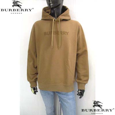 BURBERRY バーバリー パーカー メンズ フーディ スウェット トップス フロント同色系エンボスロゴ入りプルオーバーパーカ guts-10036355 ガッツ ブランドショップ サンプル画像2