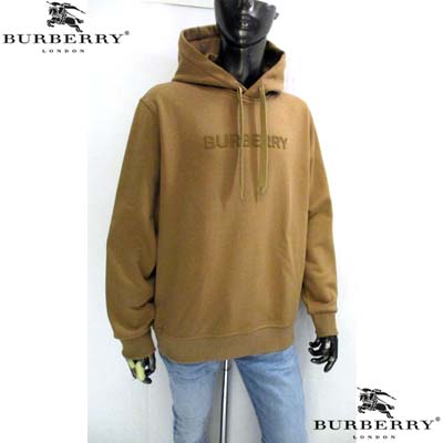 BURBERRY バーバリー パーカー メンズ フーディ スウェット トップス フロント同色系エンボスロゴ入りプルオーバーパーカ guts-10036355 ガッツ ブランドショップ サンプル画像3