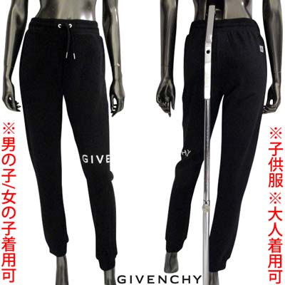 ジバンシー GIVENCHY スウェットパンツ キッズ 子供服 ユニセックス 大人着用可 レフトサイドブランドロゴ/バックライトサイド4Gモノグラムロゴプリント入りスウェットパンツ ブラック H30034 09B 12PLUS (R42900) 421 2024年春夏新作 送料無料 【smtb-TK】