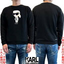 カールラガーフェルド KARL LAGERFELD トレーナー キッズ 子供服 スウェット 大人着用可 フロントKLモノグラムロゴスーツ着用アイコニックロゴ・バ...