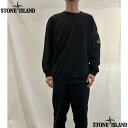 STONE ISLAND ストーンアイランド トレーナー メンズ スウェット 左腕アーチ型ジップポケット部分ボタン付きエンブレムコンパスロゴパッチ・右胸ループバ...