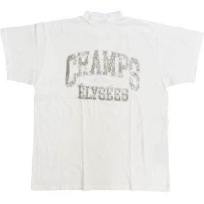 BALENCIAGA バレンシアガ 半袖Tシャツ ユニセックス カットソー ロゴT コットン クルーネック ホワイト 787349 TRVN1 9016 (R1...