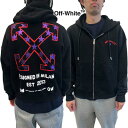 OFF-WHITE オフホワイト パーカー メンズ フーディ ジップアップ スター アロー ブランドロゴ ブラック OMBE015S 25FLE002 1001...