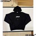 OFF-WHITE オフホワイト パーカー メンズ フーディ スウェット ブランドロゴ アロー コットン ブラック OMBB085S 25FLE00I 1001...