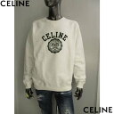 CELINE セリーヌ トレーナー メンズ スウェット ブランドロゴ エンブレム Vガゼット アイボリー RY07E 670Q FYW0 (R143000) B...