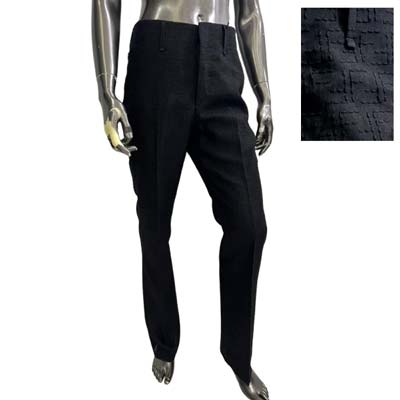 FENDI フェンディ パンツ メンズ FFロゴ ベルトループ リネン セットアップ着用可(トップス別売り) ブラック FB1029 AU6Y F0QA1 (R...