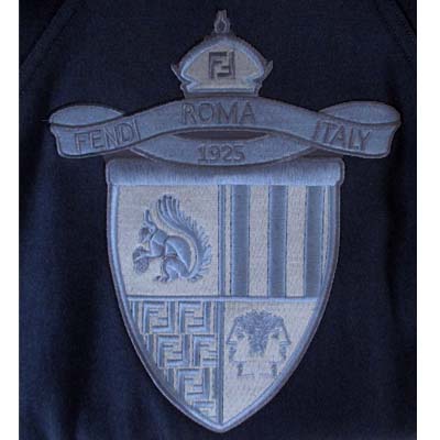 FENDI フェンディ トレーナー メンズ スウェット ブランドロゴ ズッカ柄 エンブレム コットン ネイビー FY3950 AU9C F0QB0 (R180400) 521 2025年春夏新作 【送料無料】 【smtb-TK】