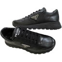 PRADA プラダ スニーカー メンズ 靴 ローカット ブランドロゴ トライアングルロゴ ブラック 2EE369 3LQK F0002 F G000 (R162...