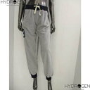 HYDROGEN ハイドロゲン パンツ レディース スウェット フリース セットアップ着用可(トップス別売り) BRONZAJI Bロゴ 星 ライトグレー 15...