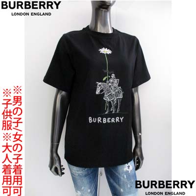 BURBERRY バーバリー 半袖Tシャツ キッズ カットソー 大人着用可 ブランドロゴ 馬上の騎士 ヒナギク フラワー 男の子 guts-10036726 ガッツ ブランドショップ サンプル画像3