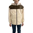 FENDI フェンディ ジャケット キッズ ブルゾン 大人着用可 FF ブランドロゴ ナイロン 男の子 女の子 ブラウン JUA233 AS56 F1P2N (...