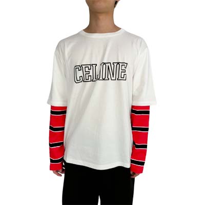 【入手困難☆】Celine セリーヌ Tシャツ 70's ストライプ 楽天市場】セリーヌ(柄ボーダー)(Tシャツ・カットソー