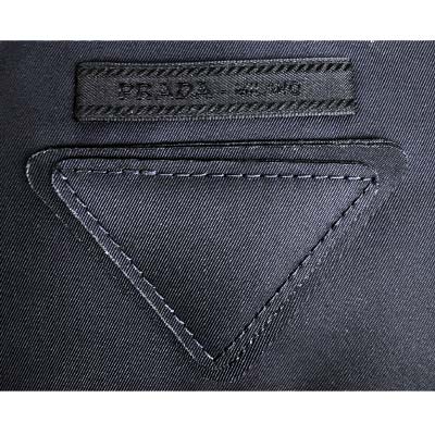 PRADA プラダ ダウンジャケット メンズ トライアングルロゴ ブランドロゴ ジップポ...