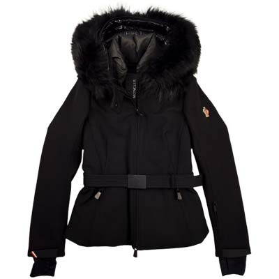 Down Coat - MONCLER GRENOBLE モンクレールグルノーブル ダウンジャケット レディース ブランドロゴ BAUGES ラムファー ベルト パウダーガード リストゲイター ブラック 1A00060 53063 999 (R513700) BJ522 新作 【送料無料】