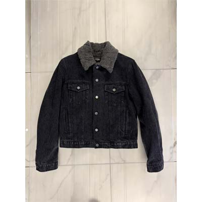 乐天商城 - FENDI フェンディ ジャケット メンズ デニム ブランドロゴ コットン ウール シャツカラー ブラック FW2169 AT2H F0QA1 (R401500) COLOG522 新作 【送料無料】