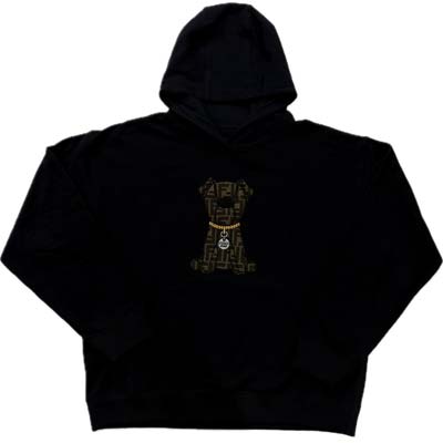 樂天商城 - FENDI フェンディ パーカー メンズ FFモノグラムパッチ 綿100% ダークネイビー ブルー Ito FY1143AW0QF0QG0 (R217800) MENGO621 新作 【送料無料】