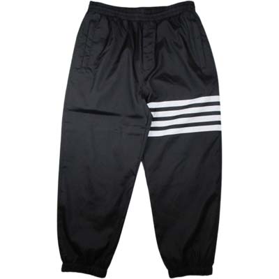 乐天商城 - THOM BROWNE トムブラウン トラックパンツ メンズ 4BARライン トリコロールタブ ドローストリング ジップポケット 黒 MTU349C-F1095-001 (R191400) RITZ621 新作 【送料無料】