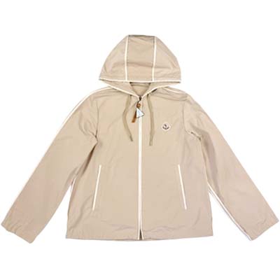 樂天商城 - MONCLER モンクレール ジャケット レディース SARRACENIA ロゴワッペン フーデッド パイピング ライトベージュ L10931A00136549P320J (R200200) BJ621 新作 【送料無料】