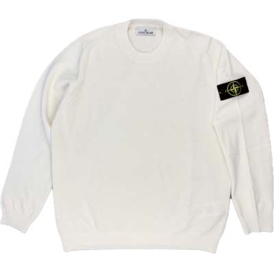 樂天商城 - STONE ISLAND ストーンアイランド セーター メンズ ニット コンパスロゴパッチ 切替編み リブ編み アイボリー L1S155100029S00B5V0093 (R83600) BJ621 新作 【送料無料】