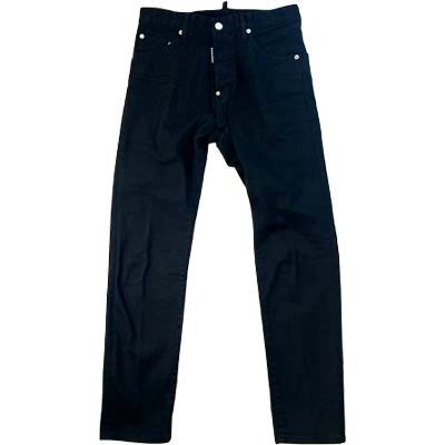 樂天商城 - DSQUARED2 ディースクエアード ジーンズ メンズ Teddy ガーメントダイ デニムパンツ ブラック S74LB1907S39781900 (R79200) COLOG621 新作 【送料無料】