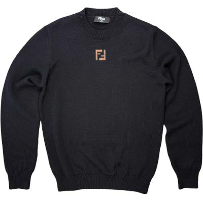 Rakuten - FENDI フェンディ セーター メンズ FFロゴ クルーネック ウール ブラック FZX091AW09F1UVU (R180400) MENGO621 新作 【送料無料】
