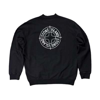 樂天商城 - STONE ISLAND ストーンアイランド トレーナー メンズ スウェット コンパスロゴ オーバーサイズ ガーメントダイ ブラック L1S156100001 S0283 V0029 (R62700) BJ621 新作 【送料無料】