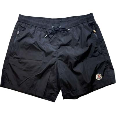 Rakuten - MONCLER モンクレール 水着 メンズ スイムウェア ロゴワッペン ジップポケット ドローストリング ブラック L10912C000135985M999 (R68200) BJ621 新作 【送料無料】