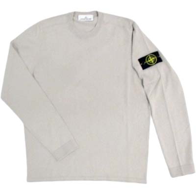 樂天商城 - STONE ISLAND ストーンアイランド セーター メンズ コンパスロゴパッチ カットオフ リブ編み グレー パールグレー L1S155100062-S00B9-V0061 (R62700) BJ621 新作 【送料無料】