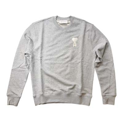乐天商城 - AMI PARIS アミ パリス トレーナー スウェット ユニセックス Ami de Coeur ロゴ刺繍 グレー USW787.730.A161 (R64900) MENGO621 新作 【送料無料】