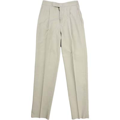Rakuten - BERLUTI ベルルッティ パンツ メンズ レザーディテール リラックス コットン ジップフライ R30TTU87-002 salvia (R148500) GB621 新作 【送料無料】
