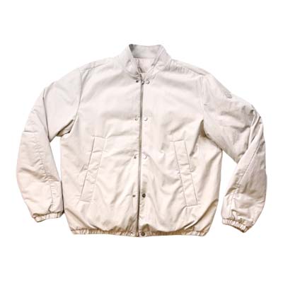 乐天商城 - MONCLER モンクレール ダウンジャケット メンズ TAFONI リバーシブル レザーロゴパッチ ライトベージュ L10911A0006054ARP04B (R400400) BJ621 新作 【送料無料】