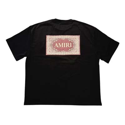 Rakuten - AMIRI アミリ Tシャツ メンズ 半袖 バンダナロゴ グラフィックプリント ブラック AMTOJR1063-001 (R81400) GB621 新作 【送料無料】