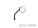 クーポン対象 A100-0902 3インチラウンドミラー 10mmスレッド(逆ネジ) ブラック