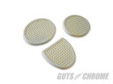 クーポン対象 28-0302 ロッカークラッチ用パッド3PC ホワイト