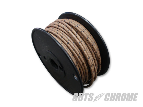 AM-071 クロスカバーワイヤー16ゲージ　茶×黒 1m売り