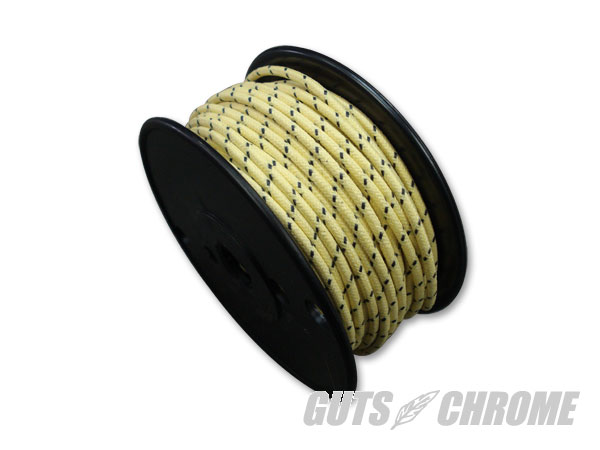 AM-076R★　クロスカバーワイヤー16ゲージ 黄X黒 1ロール