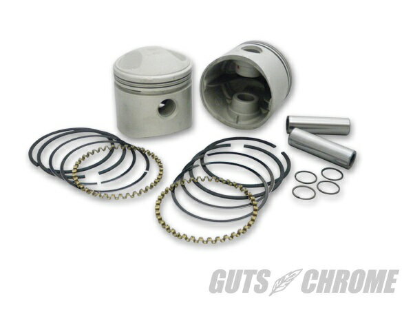 11-0222　V-TWIN .060オーバーサイズ　ピストン&リングセット　1200cc用