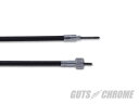 2300-0041 ブラック スピードメーターケーブル フロント用26.5インチ