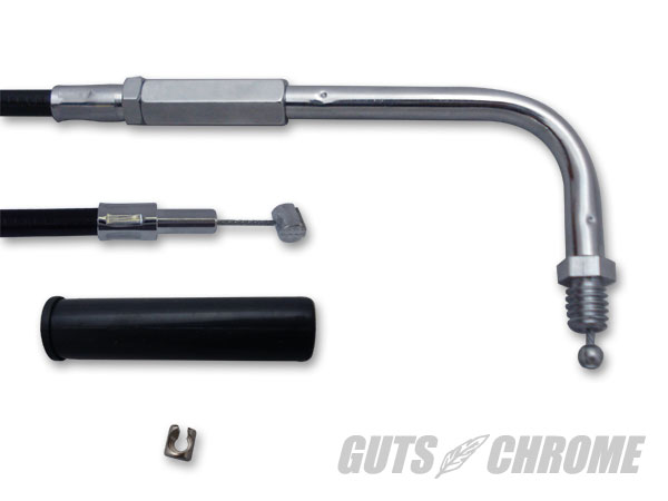 2300-2002★　「プレミアムケーブル」90-95年FXDソフテイル6インチ+ブラックスロットルケーブル