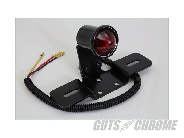 【取寄】33-1326　ブラック ラウンド テールランプ, バルブ 12 ボルト 汎用品