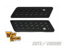 クーポン対象7【取寄】42-1127 SWISS CHEESE サドルバッグ ラッチセット, ブラック FLT 1993-UP