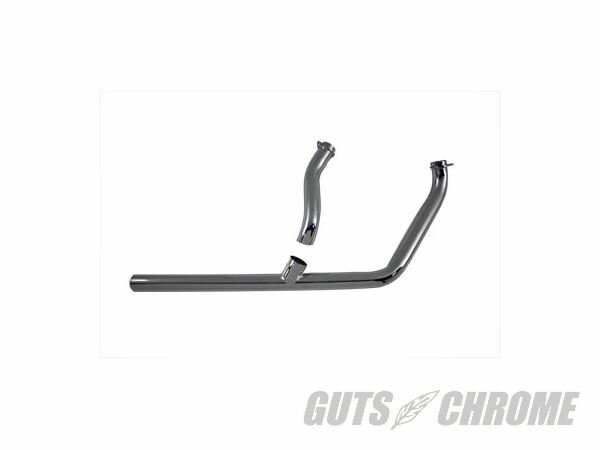 【取寄】(2-3週間）29-0146 クローム エキゾースト ヘッダー キット for キック or セルスタータ...