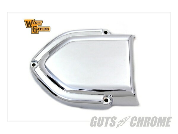 【取寄】 34-0087 Wyatt Gatling クローム V-チャージャー エア クリーナー カバー