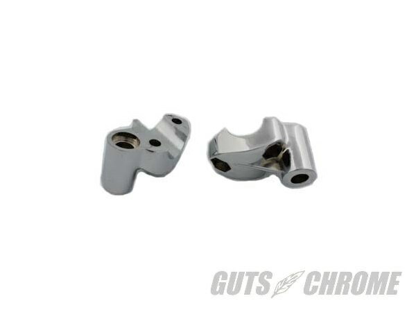 クーポン対象7【取寄】25-2131 ライザー ステム セット, オフセット, クローム FXR 1986-1994