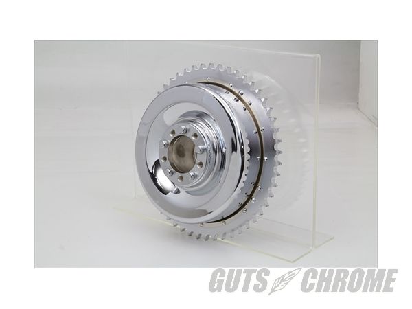 【取寄】23-0429 クローム メカニカル ブレーキ ドラム リジット UL 1937-1948EL 1936-1940FL 1941-1957