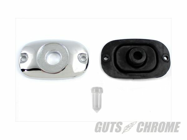 【取寄】23-0768 リア マスター シリンダー カバー, クローム FXST 2000-2005FLST 2000-2005FLT 1999-2004