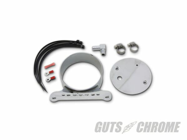 【取寄】39-0212 シングル ゲージ マウント ブラケット クローム XL 1995-2005FXD 1995-2005