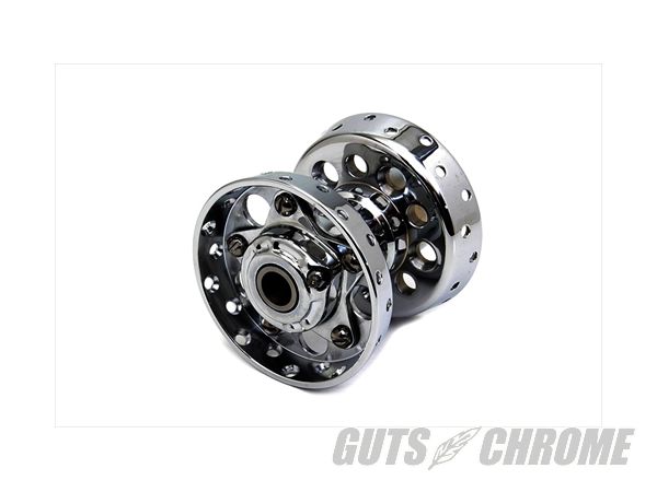 【取寄】45-0330 スター ハブ-コンプリート, クローム EL 1936-1940 front or rearFL 1941-1966 front ..