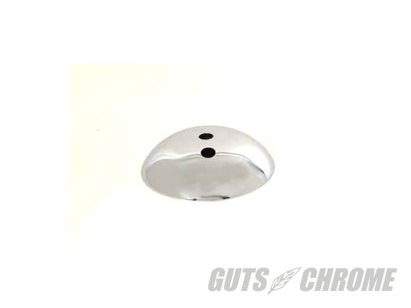 【取寄】45-0405 フロント ホイール ハブキャップ,クローム WITH プラグ ホール FL 1949-1966